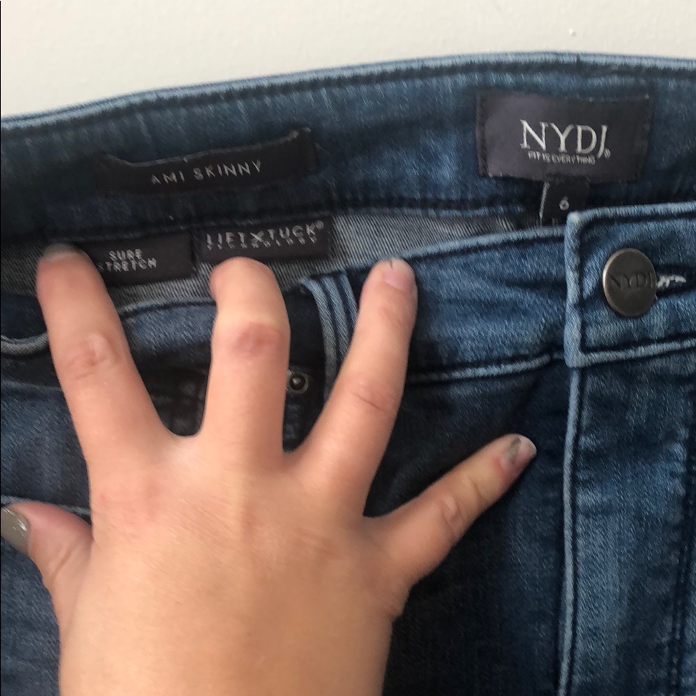 Women's Nydj Ami Skinny Blue Jeans Euc